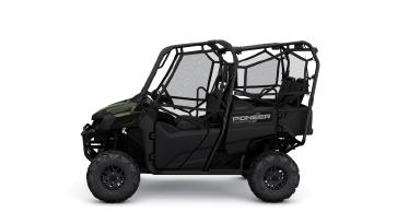 2025 Honda Pioneer 700-4 Deluxe Black Forest Green