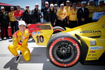 Alex Palou on pole for Honda at Laguna Seca