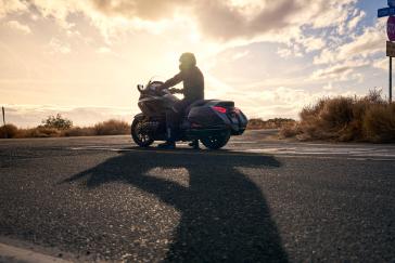 25 Honda Gold Wing Matte Black Metallic Lifestyle