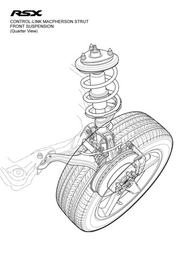 2002 Acura RSX Macpherson strut - front.
