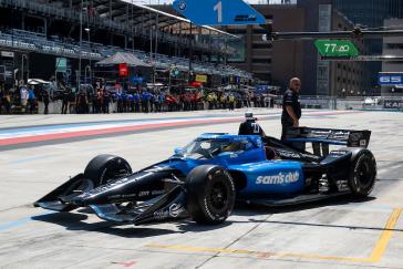 Honda locks out the front row at the Detroit Grand Prix