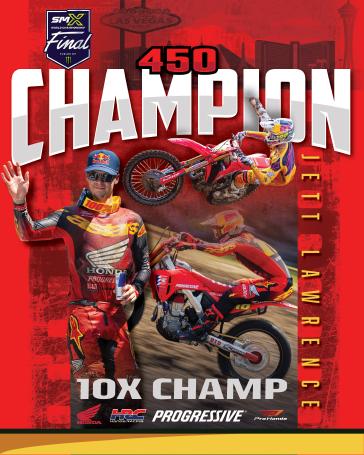 Historic Sweep for Honda HRC Progressive at SuperMotocross Final