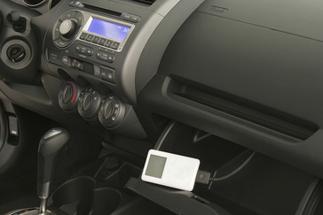 2007 Honda Fit Sport interior.

