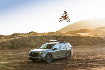 2026 Honda CR-V TrailSport with 2025 Honda CRF250RWE