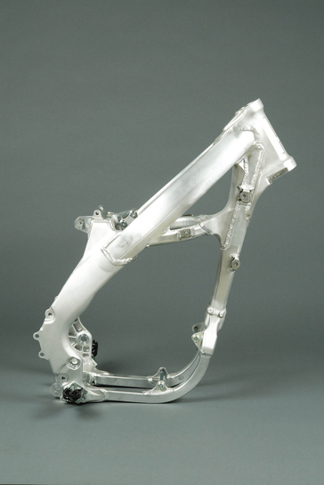 2004 Honda CRF250R frame.
