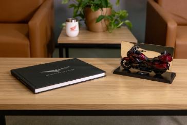 25 Honda Gold Wing Coffee Table Book and Tabletop Model
