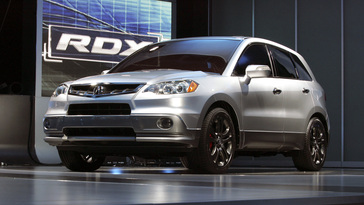 World Debut: Acura RDX Prototype unveiled at North American International Auto Show, January 9, 2006.
