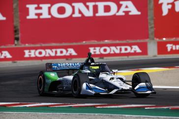Alex Palou, Felix Rosenqvist second and third in IndyCar season finale qualifying at Laguna Seca