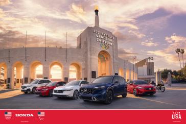 Honda announced as Founding Partner of LA28 Olympic and Paralympic Games and Official Automotive Partner of Team USA