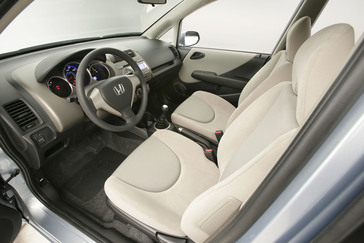 2007 Honda Fit interior.

