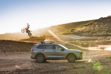2026 Honda CR-V TrailSport with 2025 Honda CRF250RWE