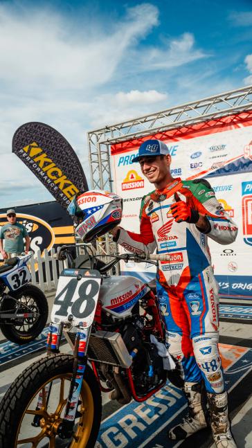 Milestone Flat Track Victory for Honda