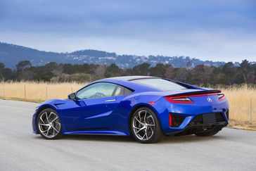 New Acura NSX in Nouvelle Blue