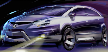 Acura RD-X Concept Exterior.
