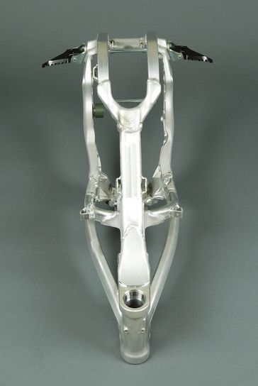 2004 Honda CRF250R frame.
