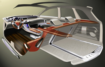 Acura RD-X Concept Interior.
