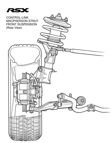 2002 Acura RSX Macpherson strut - front.
