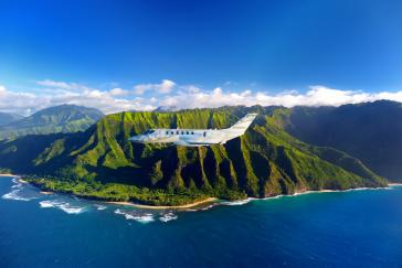 The HondaJet Echelon is planned to become the first light jet with a range capable of nonstop transcontinental flight across the United States, offering 40% better fuel efficiency than some midsize jets. The new aircraft will introduce product features previously unseen in the HondaJet line, while still building on the high performance and operational efficiency of the original HondaJet.