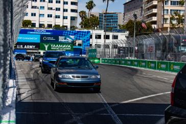 Acura celebrated 40 years of Precision Crafted Performance at the 2026 Acura Grand Prix of Long Beach with a parade lap featuring 40 iconic vehicles from the brand’s history—including the Integra Type R and Type S, NSX, Legend, MDX, CL, and more—led by the Integra 40 Racer, driven by Dai Yoshihara.