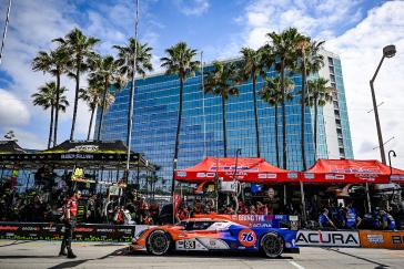 Pole position for the Acura MSR #93 in the Acura Grand Prix of Long Beach