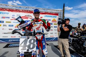 Milestone Flat Track Victory for Honda