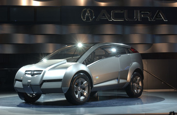 The Acura RD-X concept SUV unveiled at the North American International Auto Show 1/6/02.
