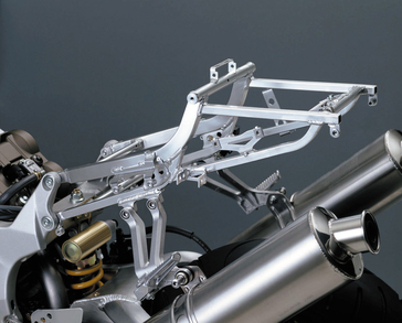 2002 Honda RC51 upper cowl stay (European model shown).
