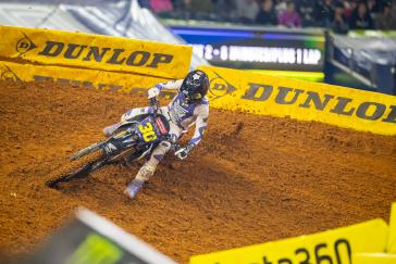 Hunter Lawrence scores his first AMA Supercross premier-class win in Arlington