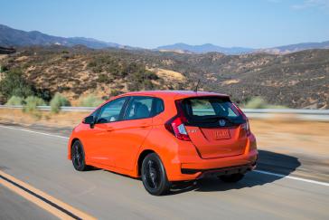 2018 Honda Fit Sport 6MT in Orange Fury