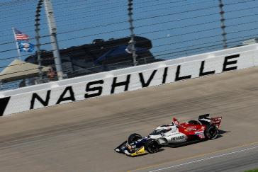 Kyle Kirkwood on pole for Honda at Nashville