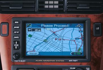 The 1996 Acura RL featured the industry’s first touchscreen in-dash satellite-linked navigation system.