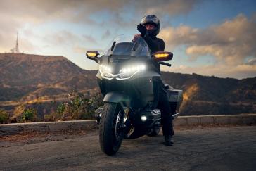 25 Honda Gold Wing Matte Black Metallic Lifestyle