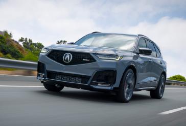 The Acura MDX, built at the East Liberty Auto Plant in Ohio, is the 10th highest-ranked vehicle in the 2026 Cars.com American-Made Index