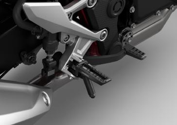 2025 Honda CB750 Hornet footpegs
