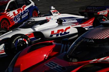 Prior to the 2024 Formula 1 Las Vegas Grand Prix, Honda, HRC and Acura gathered a collection of hybrid hero machines including the Acura ARX-06, Indycar, the Indycar hybrid-powered CR-V Hybrid Racer and the production Honda Civic Hybrid to celebrate the performance of Honda’s hybrid Power Unit (PU) technology as an important pillar of Honda’s automotive electrification strategy.