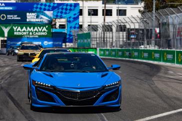 Acura celebrated 40 years of Precision Crafted Performance at the 2026 Acura Grand Prix of Long Beach with a parade lap featuring 40 iconic vehicles from the brand’s history—including the Integra Type R and Type S, NSX, Legend, MDX, CL, and more—led by the Integra 40 Racer, driven by Dai Yoshihara.