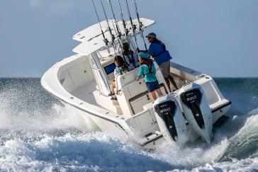 Honda Marine announced today that the Honda BF350, the company’s all-new, high-power outboard and the first Honda V8 engine available commercially, has secured three industry awards for innovative technology and design.