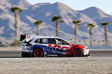 Prior to the 2024 Formula 1 Las Vegas Grand Prix, Honda, HRC and Acura gathered a collection of hybrid hero machines including the Acura ARX-06, Indycar, the Indycar hybrid-powered CR-V Hybrid Racer and the production Honda Civic Hybrid to celebrate the performance of Honda’s hybrid Power Unit (PU) technology as an important pillar of Honda’s automotive electrification strategy.