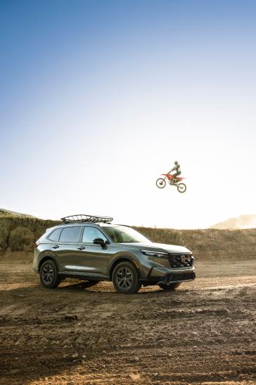 2026 Honda CR-V TrailSport with 2025 Honda CRF250RWE