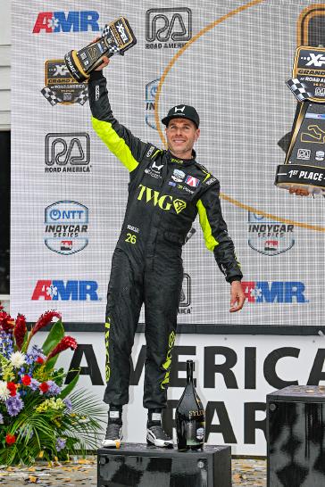 #26: Will Power, Andretti Global Honda, Podium