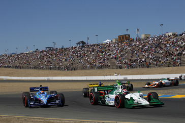 26-28 August, 2011, Sonoma, California USA.Ho-Pin Tung and Simon Pagenaud.(c)2011, Michael L. Levitt.LAT Photo USA