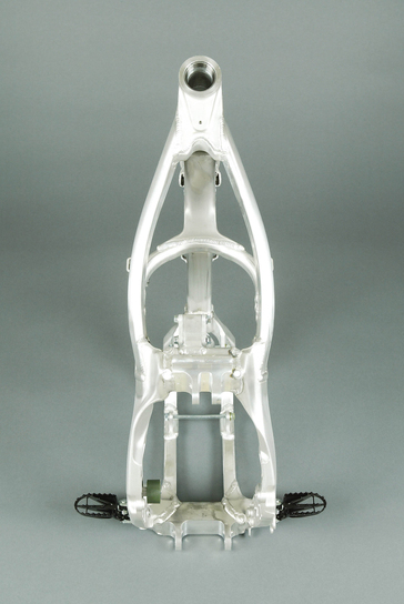 2004 Honda CRF250R aluminum frame.
