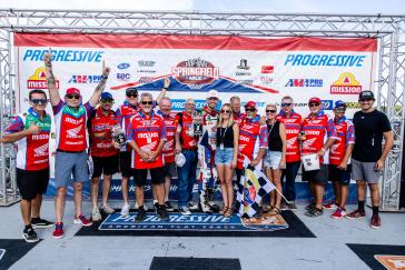 Milestone Flat Track Victory for Honda