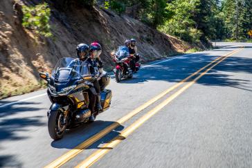 Honda Gold Wing Tour Group Action