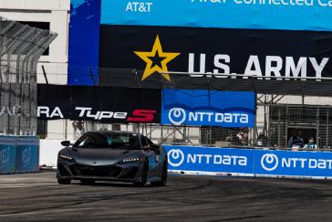 Acura celebrated 40 years of Precision Crafted Performance at the 2026 Acura Grand Prix of Long Beach with a parade lap featuring 40 iconic vehicles from the brand’s history—including the Integra Type R and Type S, NSX, Legend, MDX, CL, and more—led by the Integra 40 Racer, driven by Dai Yoshihara.