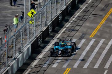 Honda locks out the front row at the Detroit Grand Prix