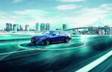 Japan-market Honda Legend EX equipped with Honda SENSING® Elite