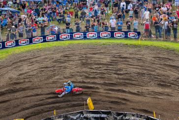 Hunter Lawrence Gives ’25 CRF450R a Moto Win and Podium Overall Finish in AMA Debut