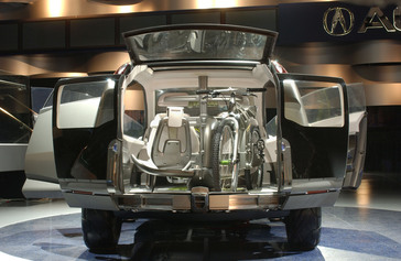 The Acura RD-X concept SUV unveiled at the North American International Auto Show 1/6/02.
