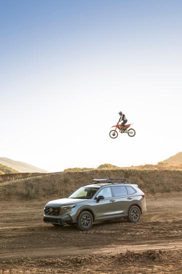 2026 Honda CR-V TrailSport with 2025 Honda CRF250RWE